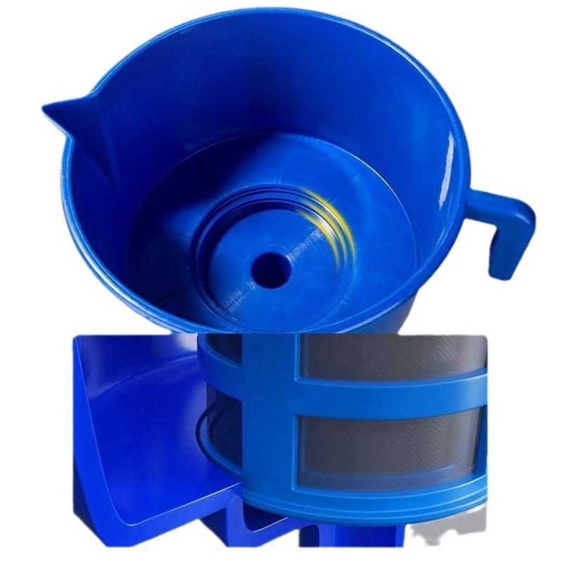 热销油水分离漏斗燃油过滤漏斗四滤芯双层分离器柴油汽油车船分离