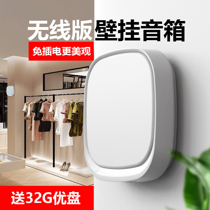 壁挂蓝牙音响店铺专用室内无线家用环绕饭厅商用挂壁音箱商铺喇叭