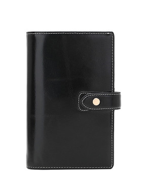 58765头层牛皮记事软笔记本替换活页手账计划本礼品