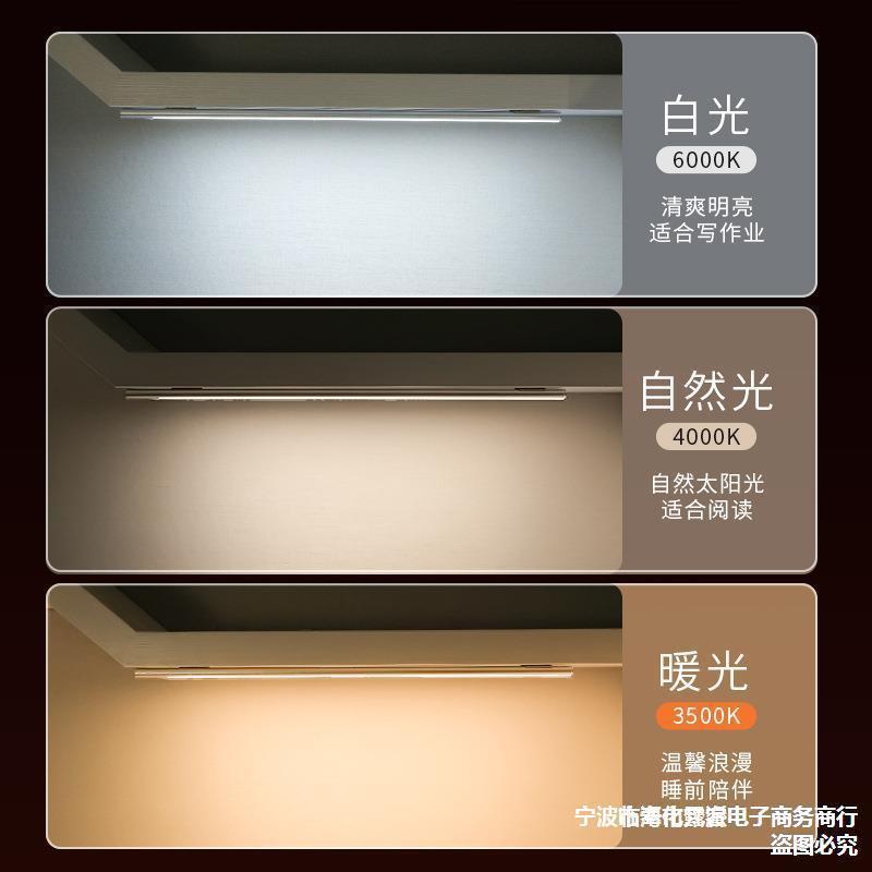 热销国a级儿童学生学习专用台灯宿舍灯吸顶led护眼书桌充电床头寝