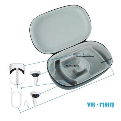 热销quest2收纳包保护头显手提oculus紧凑结实抗压防摔eva硬质便