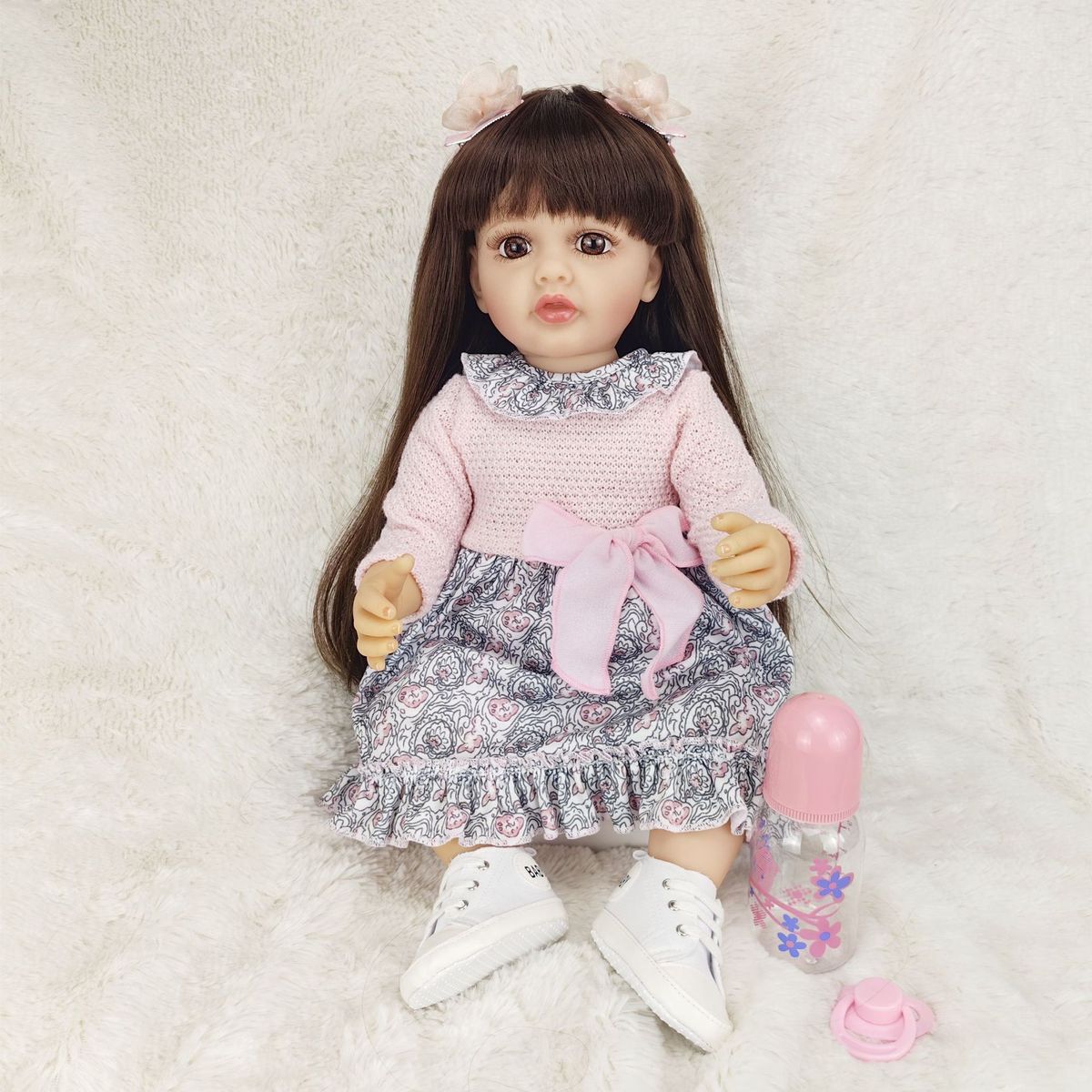 热销重生娃娃55厘米全胶可入水仿真娃娃