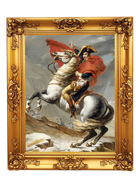 欧式实木角花框ktv别墅装饰复古雕花酒店框可做尺寸婚纱相框画框