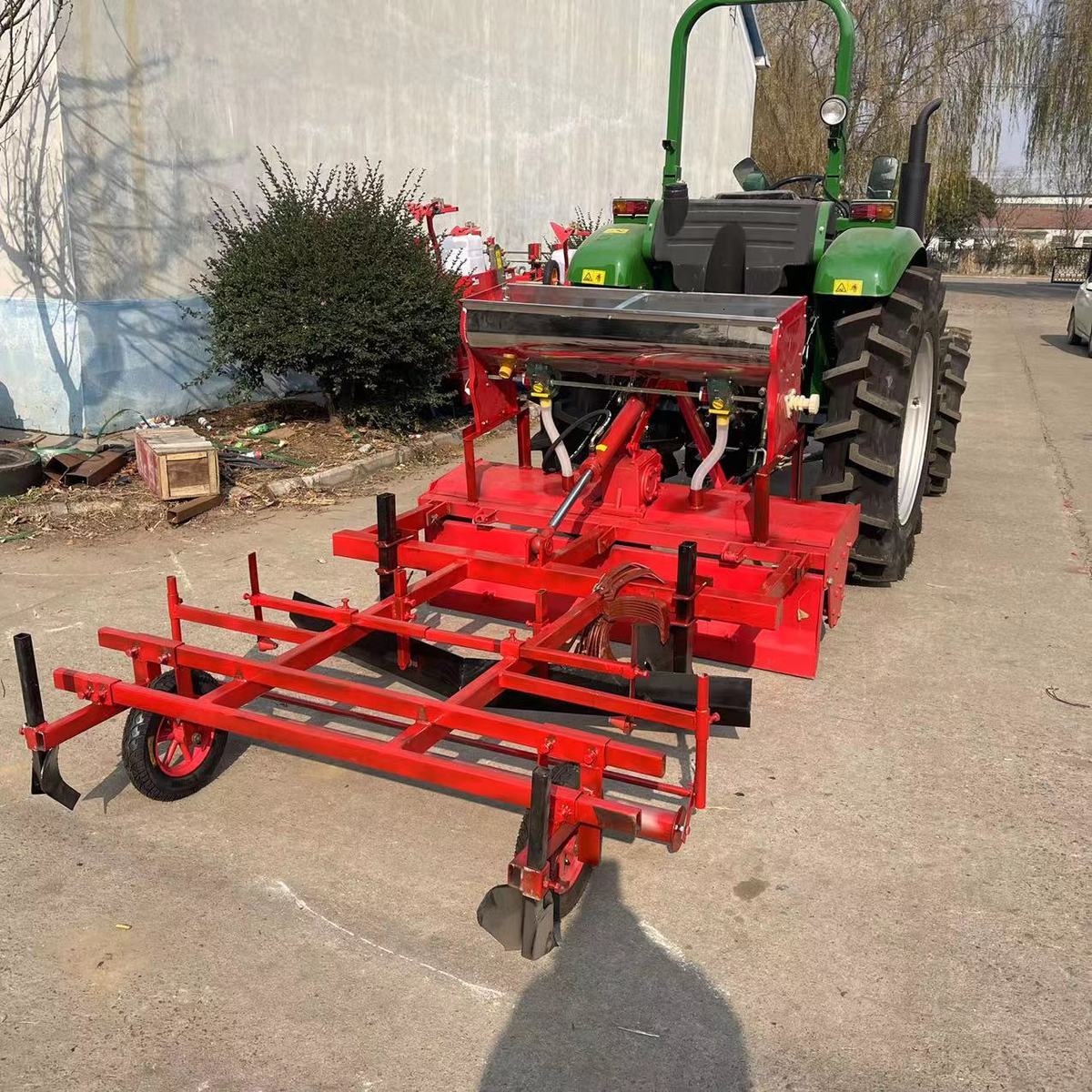 宏鑫毛豆谷子高粱菜籽种植机烤烟种植起垄机清茬花生施肥种植机