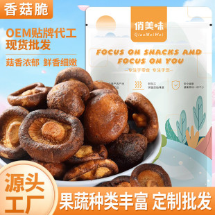 新货香菇脆蔬菜干即食蘑菇干混合装 果蔬脆水果干脆片零食可直供可