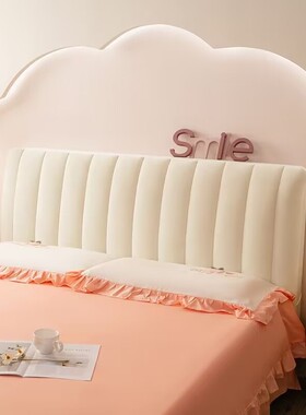 新款床头套罩加厚夹棉防尘床头罩套靠垫全包遮丑通松之禾