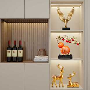 送礼新款轻奢酒柜组合套装摆件高档乔迁之喜客厅酒柜装饰品摆件送