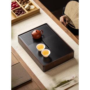 实木家用客厅茶托盘储水精品高端茶台茶海蓄水干泡台 电木茶盘新款