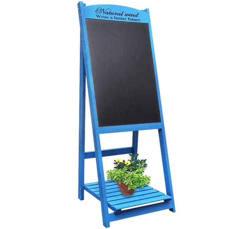 黑板支架式双面木质宣传板店铺门口看板手写板咖啡店大号展架招牌