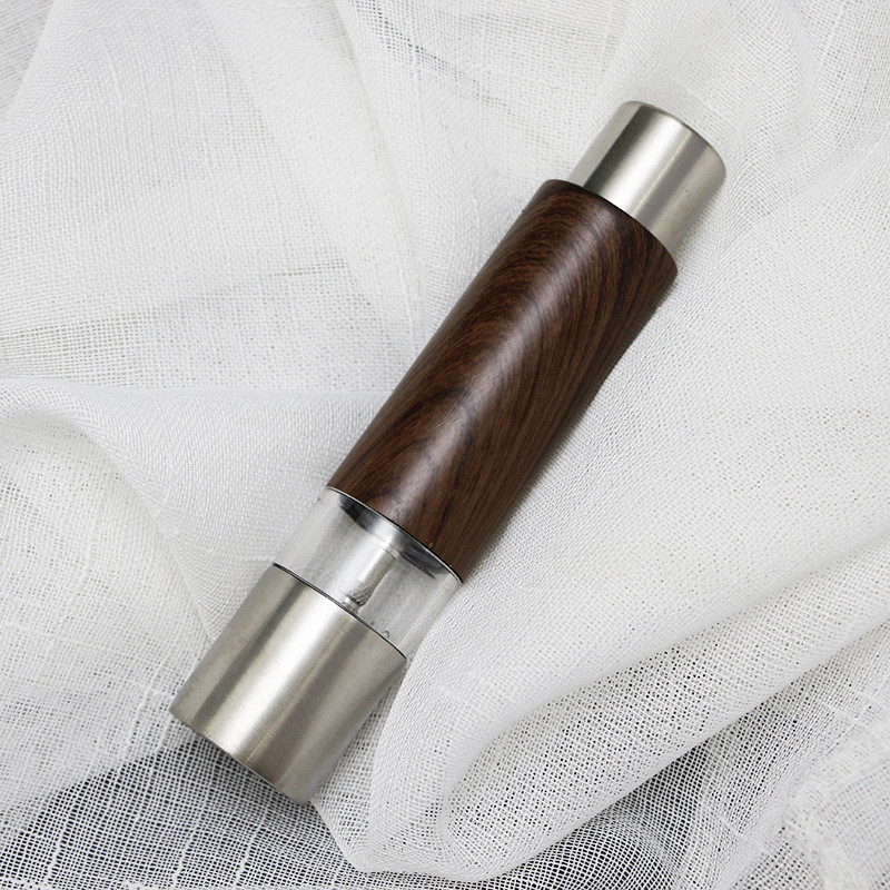 找工厂胡椒研磨器手动按压式家用便捷不锈钢研磨器胡椒磨