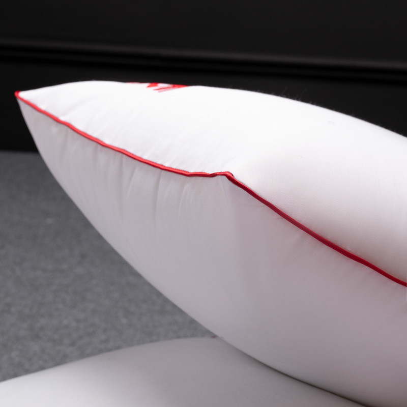 热销刺绣枕头枕芯方垫芯大靠枕芯48*74/60*60/60*80羽丝绒婚庆批