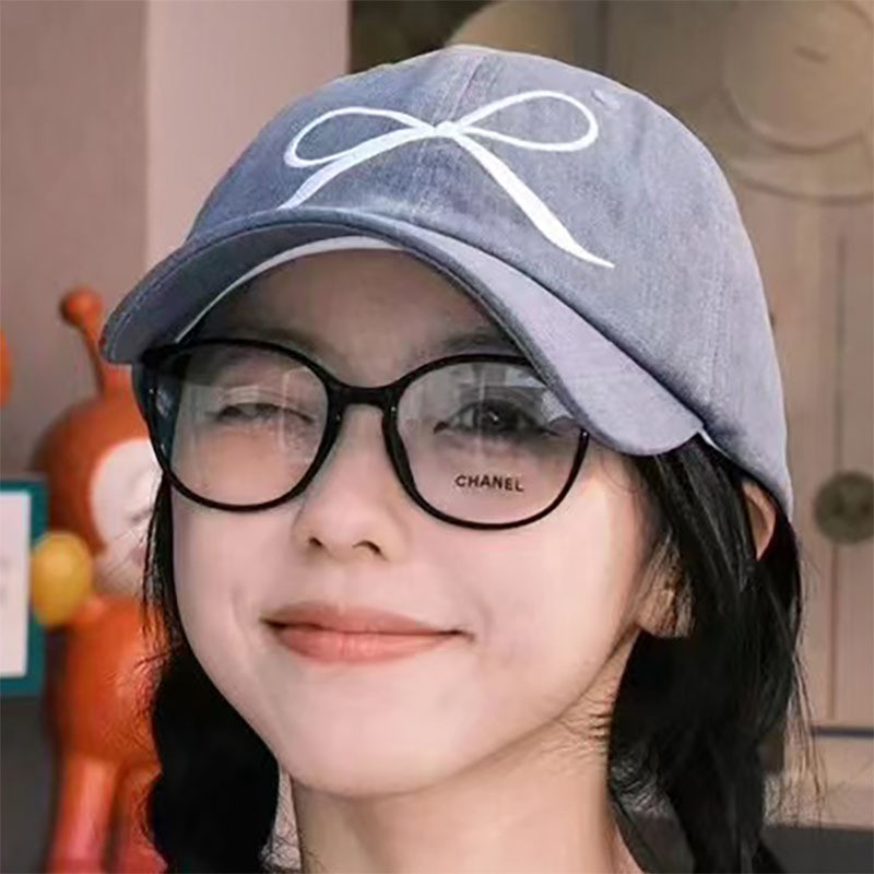 小香风黑框眼镜女网红素颜神器可配度数超轻小脸椭圆猫眼镜框9071