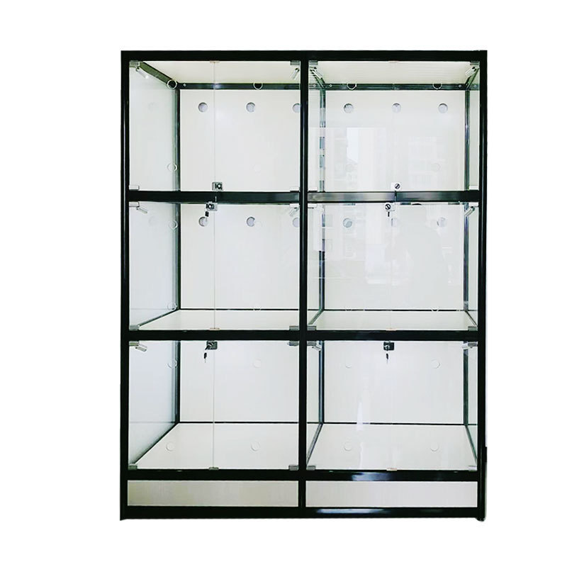 猫狗展示柜宠物别墅猫笼柜展示柜宠物店猫窝猫舍展柜玻璃展示架