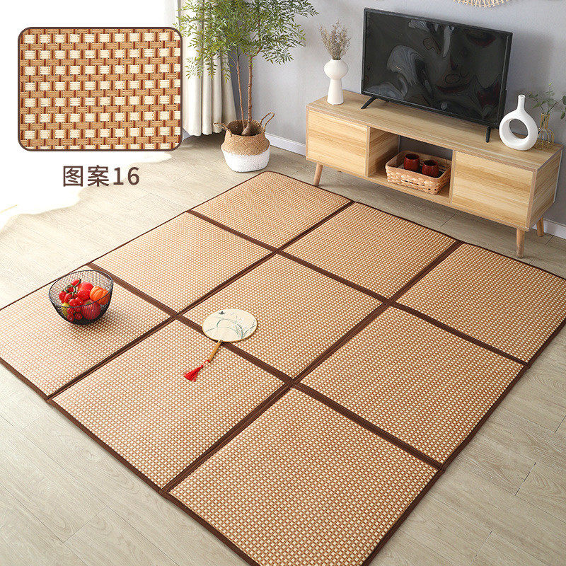 si6k夏季可折叠藤席地毯爬行垫拼接客厅儿童榻榻米垫凉席垫子午睡,居家布艺,地毯,淘宝优惠券,粉丝福利购,淘宝优惠卷