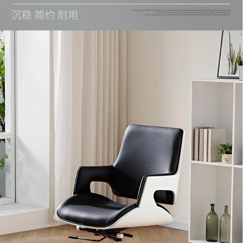 360度休闲员工现代时尚高档黑色办公椅可调高度转椅久坐不累椅子