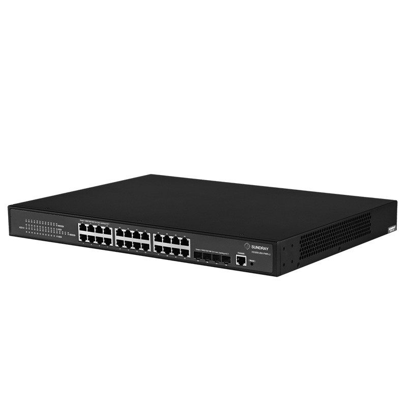 信锐XS3200-28X-PWR-LI 24口管理型三层万兆POE交换机4个万兆光口