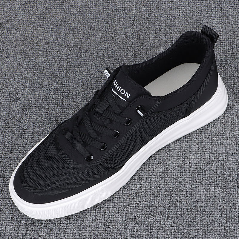 夏季帆布鞋男2025新款轻便透气男网鞋日常素面百搭一脚蹬休闲板鞋,流行男鞋,布鞋,淘宝优惠券,粉丝福利购,淘宝优惠卷