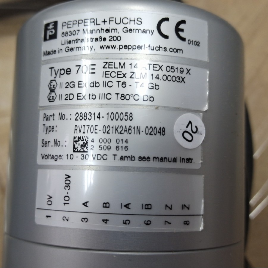 P*F增量旋转编码器RVI70E-011K5R61N-01024近海应用