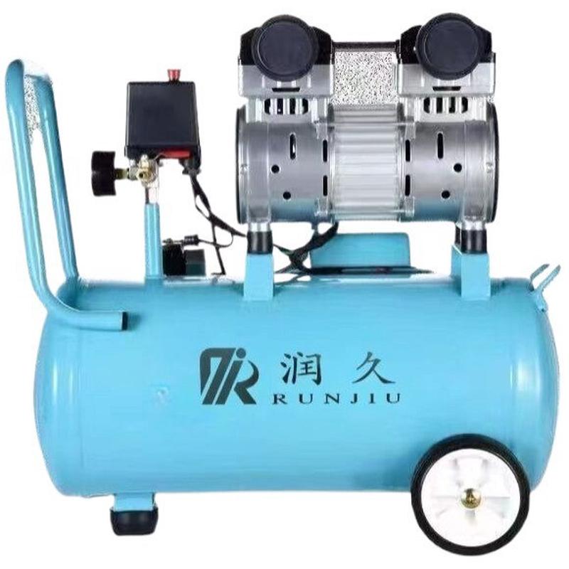 热销静音无油空压机全工业级空气压缩机四级电机