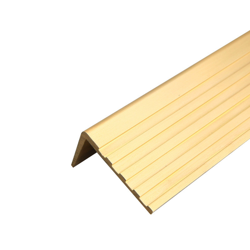 护角铜条楼梯防滑h59黄铜条装饰型铜条 l黄t型护角黄铜条