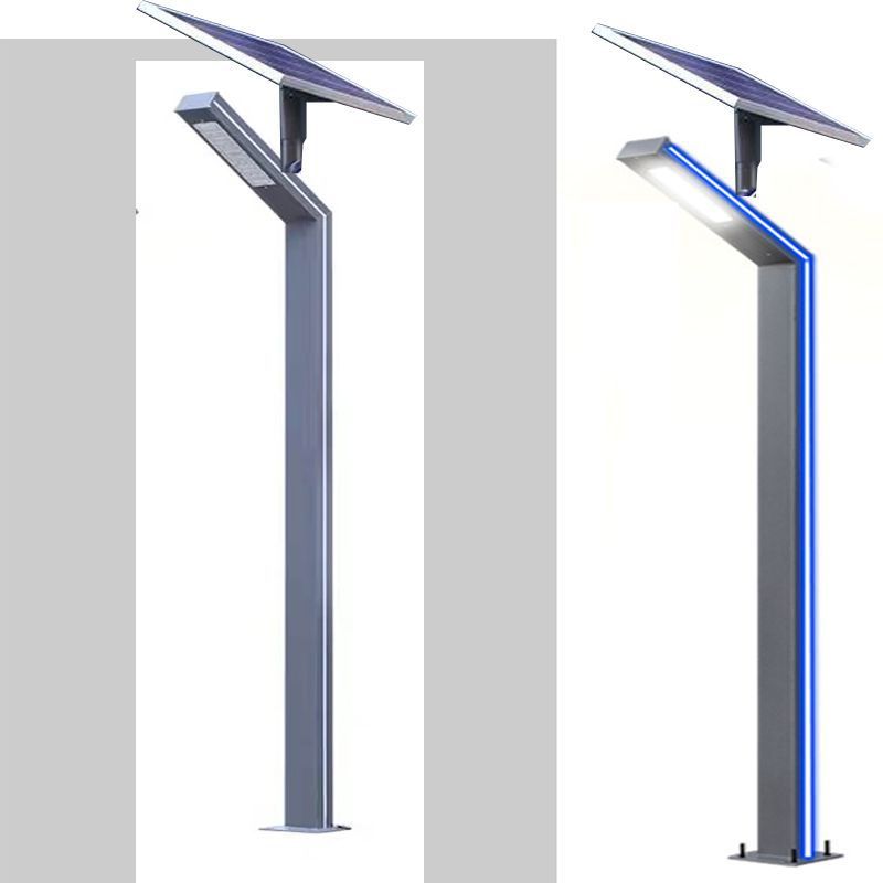 庭院灯户外防水3米景观灯铝型材小区别墅花园灯超亮led太阳能路灯