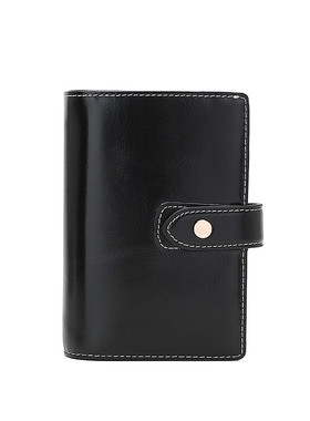 58765头层牛皮手账软替换笔记本活页记事计划本礼品