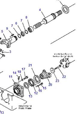 热销装载机sl50总成传动轴后dg956wⅡ-04002sl50传动轴