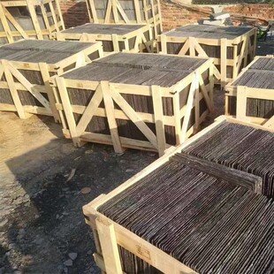 厂家批发天然青石板仿古自然面隔热防水鱼鳞瓦片别墅楼面屋顶瓦片