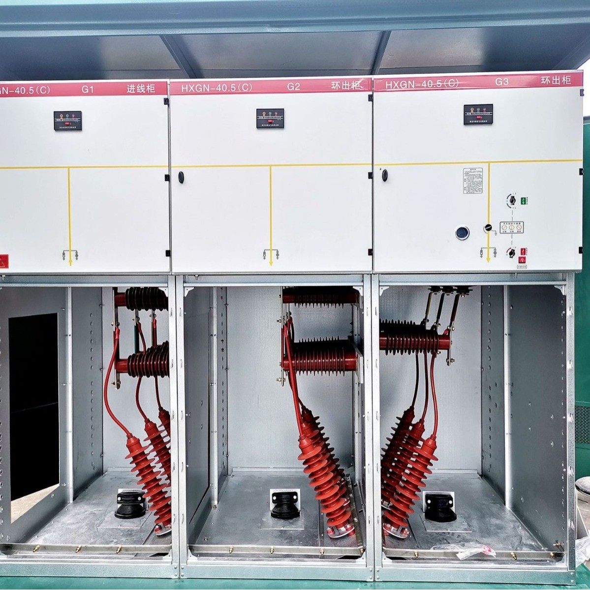 35KV带负荷开关高压电缆分支箱一进两出镀锌板外壳630KVA