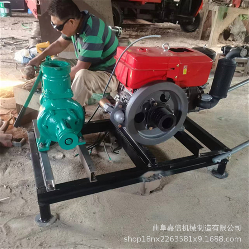 热销抗洪8寸农用抽水机柴油防汛抽水泵果园浇地抽水泵