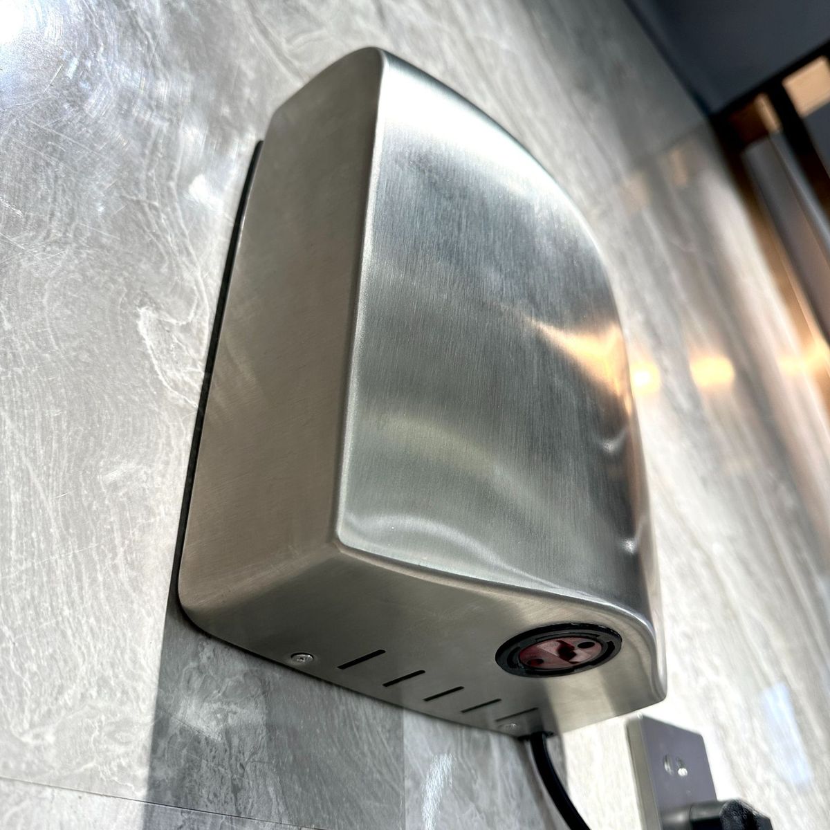 热销dieba不锈钢干高速器304超薄感应手烘手器商用卫生间干手机