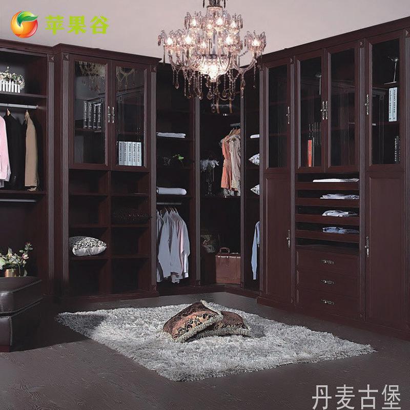 衣柜组合衣柜百叶推拉门套装现代专业简易实木衣柜厂家