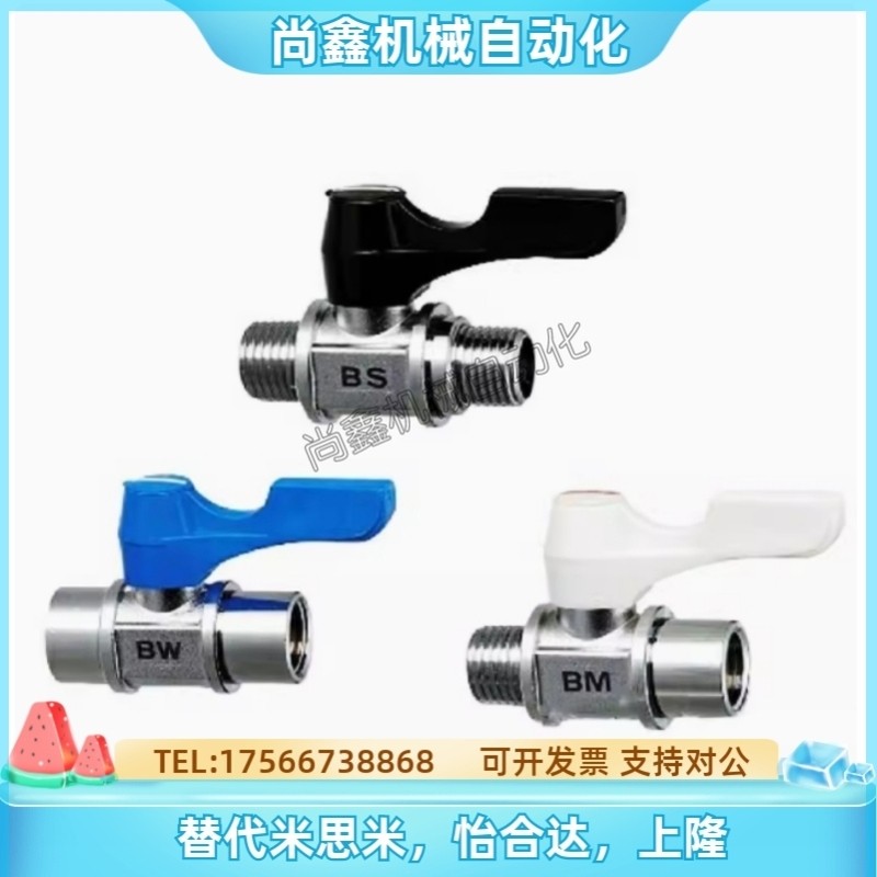 BBPTS BBRPT BBPF BBPT BBFF 11F 22F 33F 44F-B W Y BL 小型球阀