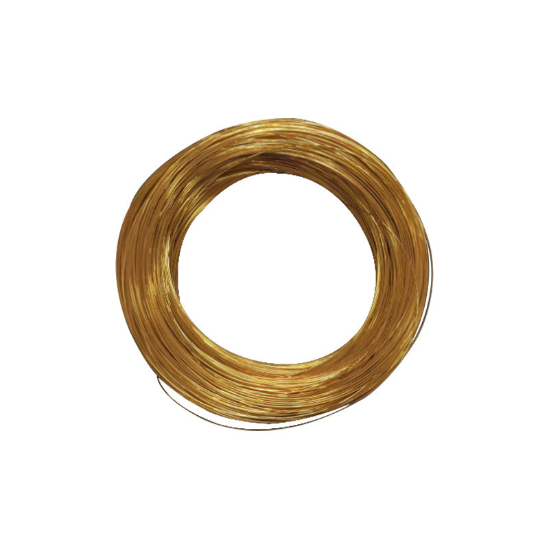 h62黄铜铜丝半硬全软黄铜线h65实心黄扁线裸铜线0.1-10mm黄铜线