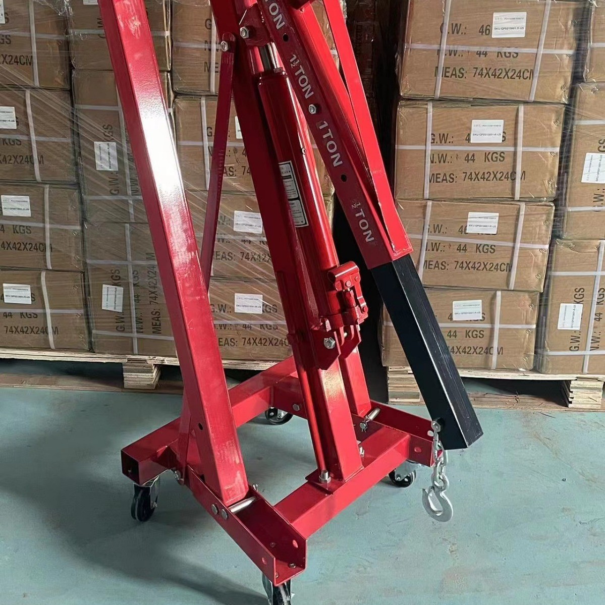 发动机吊机发动机折叠小吊机液压吊机移动式小吊车引擎起重吊机