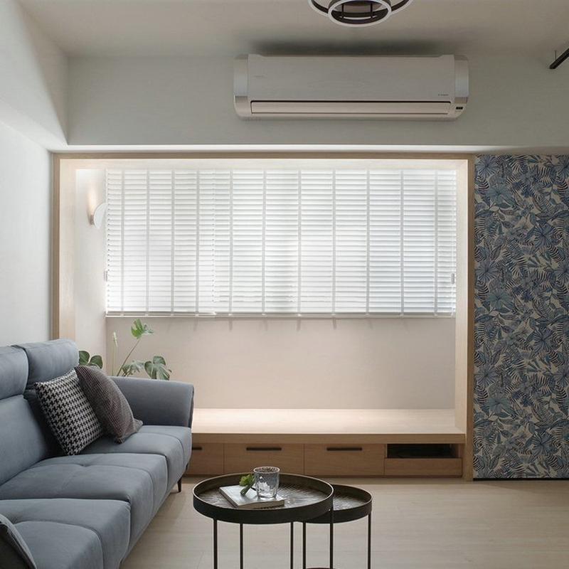 热销家用遮光电动木百叶窗帘办公室书房客厅木质现货帘工厂木窗批