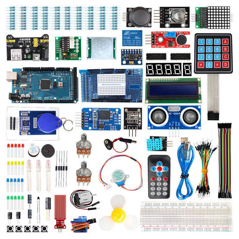 兼容MEGA2560学习套件升级版Arduin套件步进电机学习套件带盒子