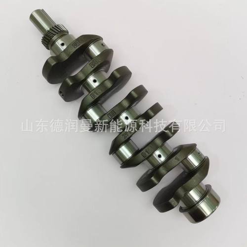 热销潍坊华丰主轴r4105zd柴油发动机曲轴 50kw发电机组配件大修件