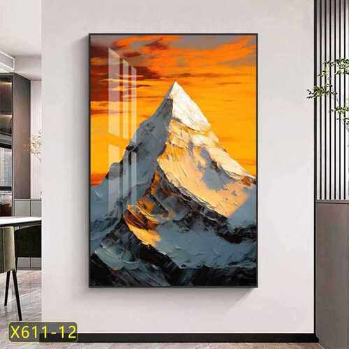 日照玄关现代风景抽象壁画金山客厅沙发装饰画卧室餐厅大气挂画