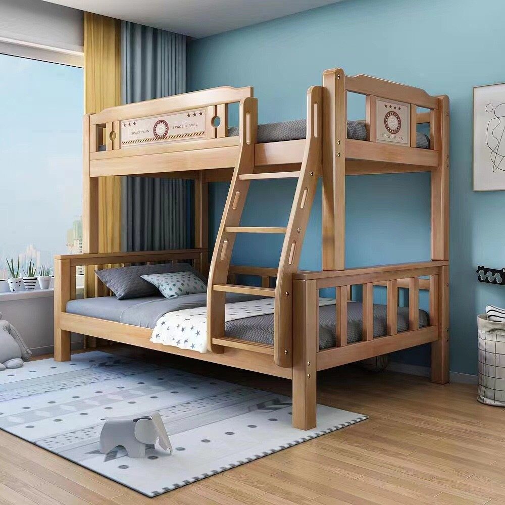 全实木子母床儿童床高低床双层床两层上下床上下铺床双层床橡木床,住宅家具,高低/子母床,淘宝优惠券,粉丝福利购,淘宝优惠卷