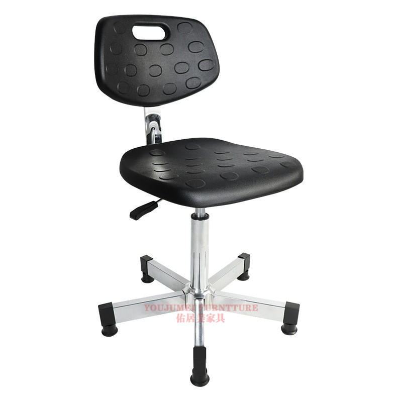 防静电椅子升降pu面带靠背椅可垫脚旋转办公椅实验室无尘椅工作椅