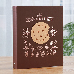 a4手工手绘情侣diy相册恋爱活页手账记录纪念宝宝儿童成长册本集