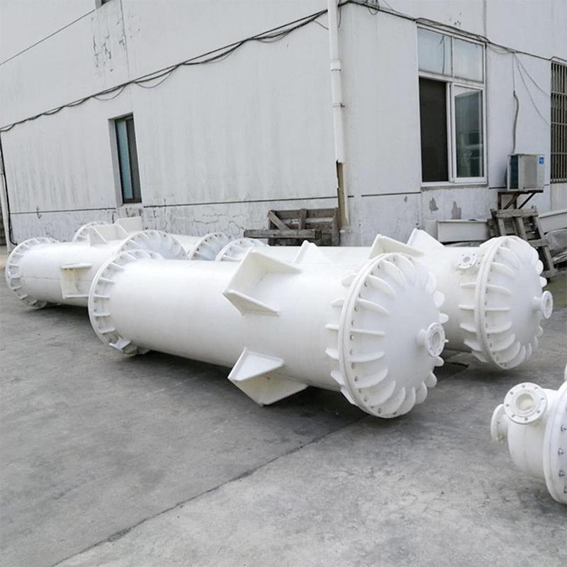 热销厂家加工聚丙烯石墨冷凝器pp换热器塑料太仓列管式石墨冷凝器