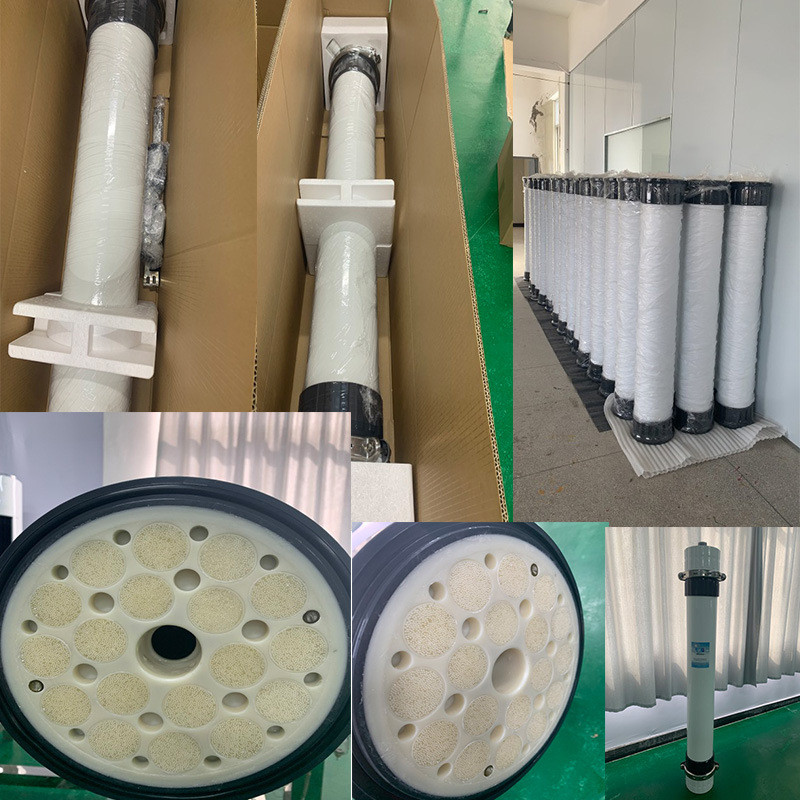 PVDF超滤膜UF2880中空纤维膜2860工业污水处理用外压式大流量滤芯
