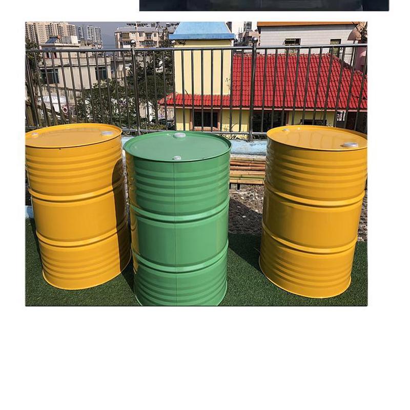 25-200升油桶200l烤漆铁桶100L化工桶铁皮桶幼儿园油桶装饰油漆桶