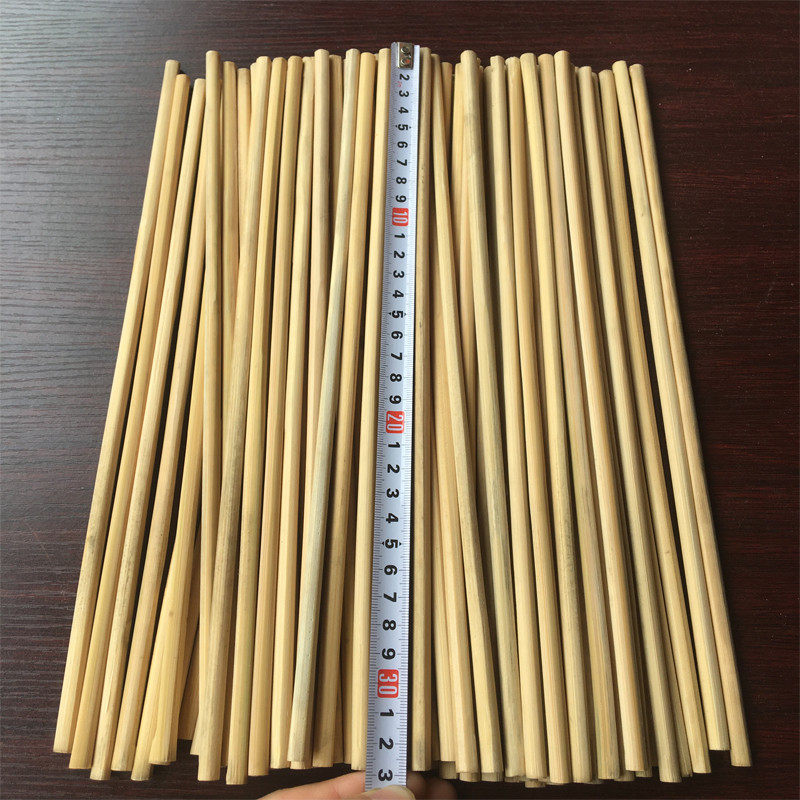 爆款翡翠镜面抛光玉石缝隙顶竹签抛光竹棒圆竹棒打磨老竹签抛光材