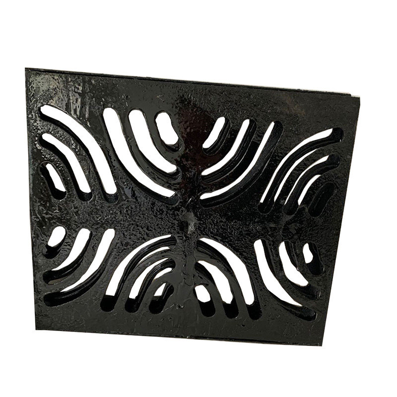 球墨铸铁雨水篦子排水沟盖板下水道雨水口铸铁篦子单花纹箅子