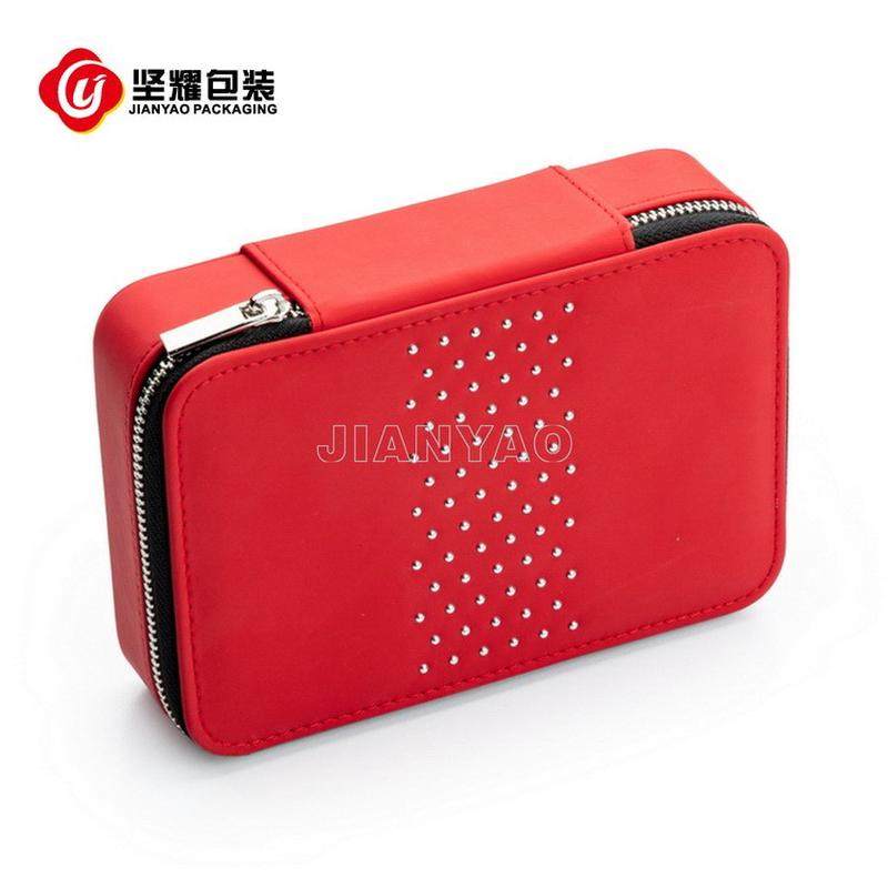 热销创意时尚pu化妆收纳盒皮闪珠颗粒装饰,收纳整理,桌面收纳盒,淘宝优惠券,粉丝福利购,淘宝优惠卷