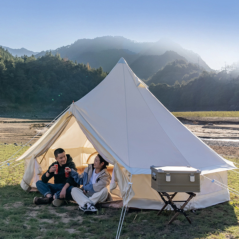 户外蒙古包烧烤农家乐大型度假帐篷遮阳棚保暖雨棚酒店帆布帐篷