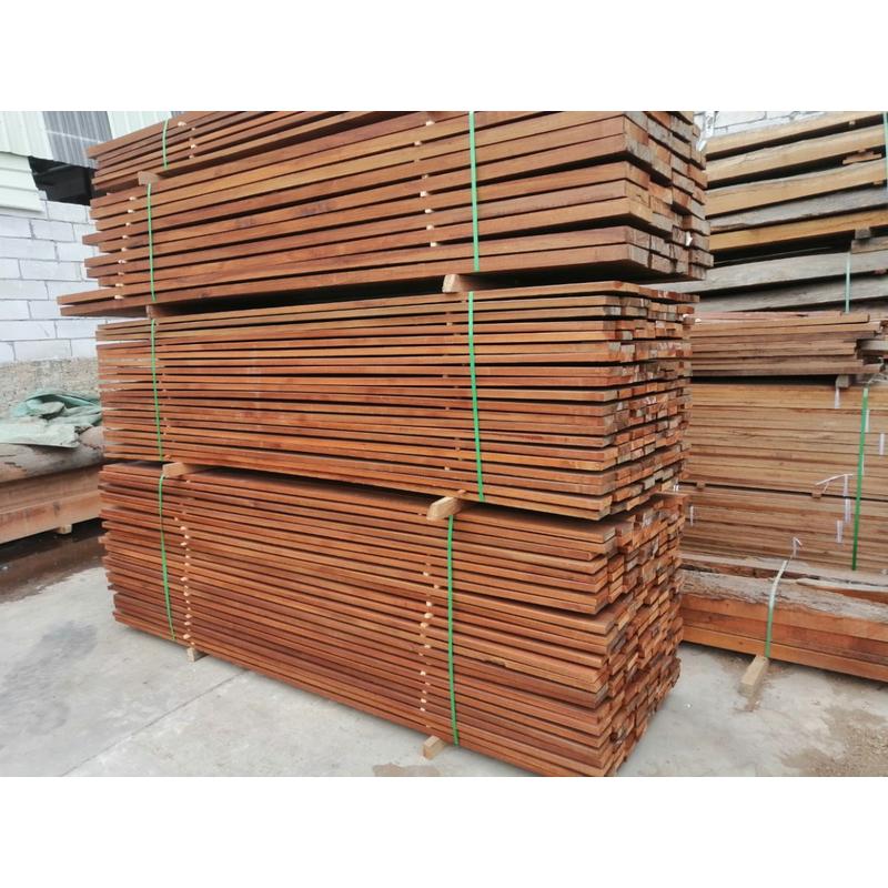 热销厂家直销印尼料格户外木地板凉亭花架料楼梯扶手菠萝